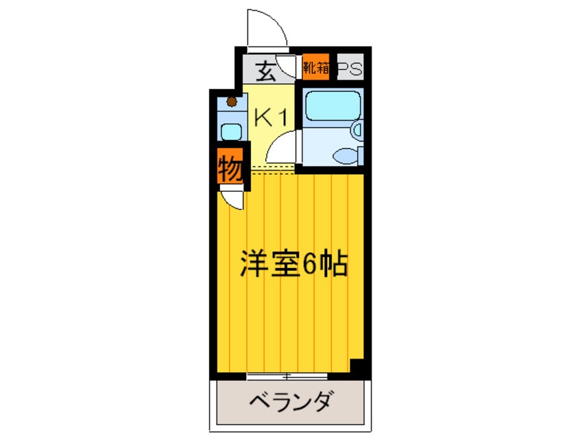 間取図 ハイムリップル荒川