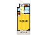 ハイムリップル荒川 1Kの間取り