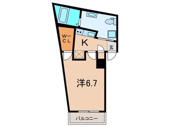 間取図 パロス塩屋駅前