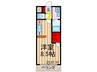 アンプル－ルフラ－リッシュ 1Rの間取り