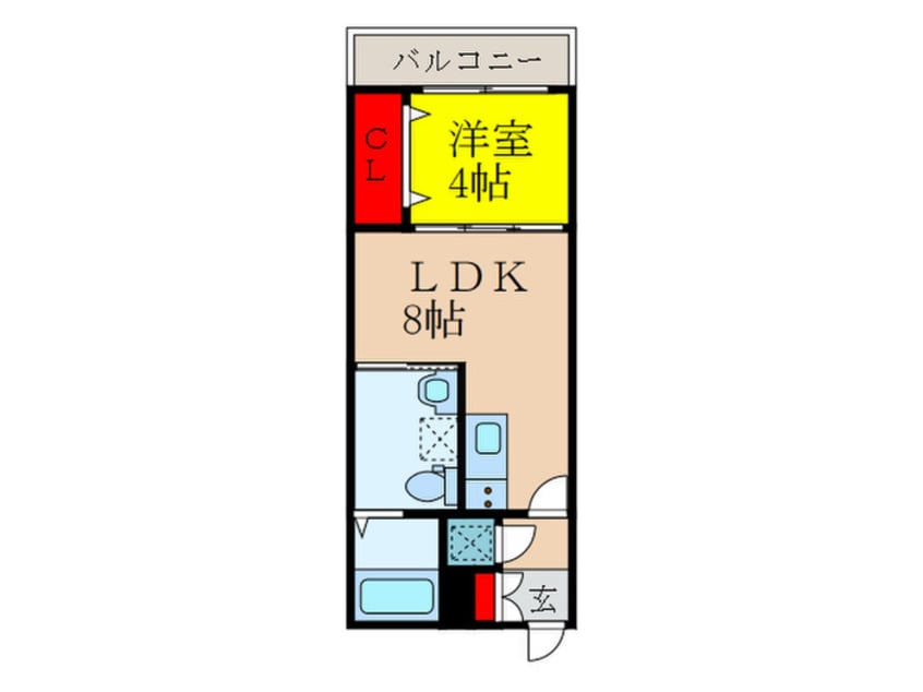 間取図 Ｆメゾン上新庄Ⅱ