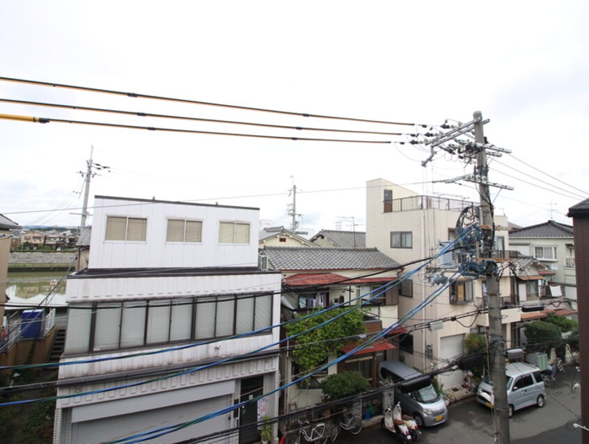 室内からの展望 Ｆメゾン上新庄Ⅱ