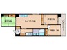 フレア五条 3LDKの間取り