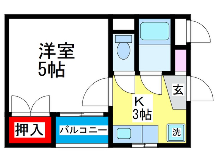 間取図 ドミール立命