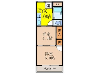 間取図 メゾ－ネ茨木