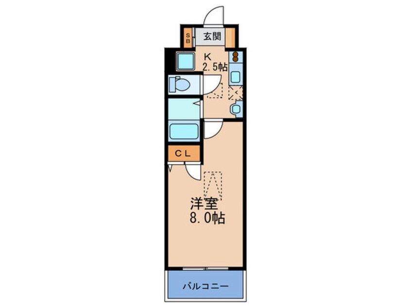 間取図 CITY SPIRE北梅田