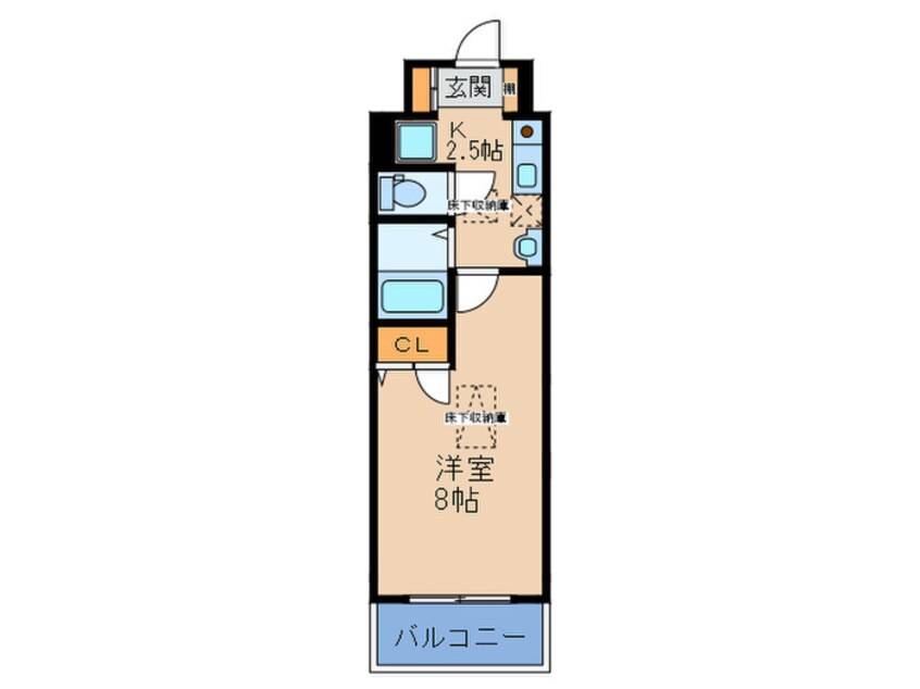 間取図 CITY SPIRE北梅田