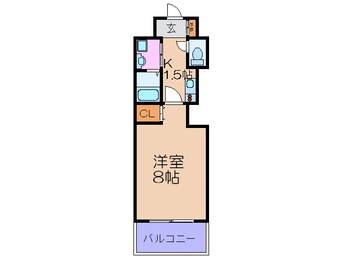 間取図 フォレスト梅田西