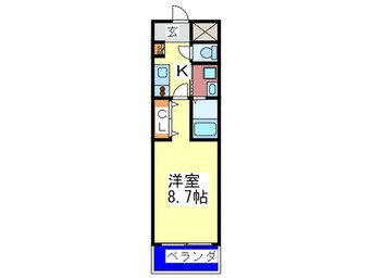 間取図 フォレスト梅田西