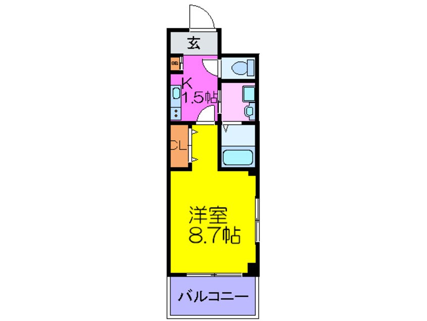 間取図 フォレスト梅田西