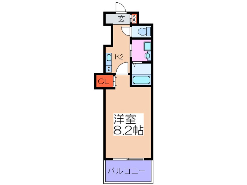 間取図 フォレスト梅田西