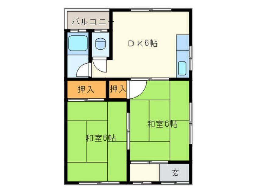 間取図 白菊荘