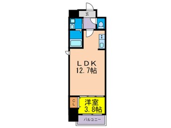 間取図 ラクラス堺筋本町