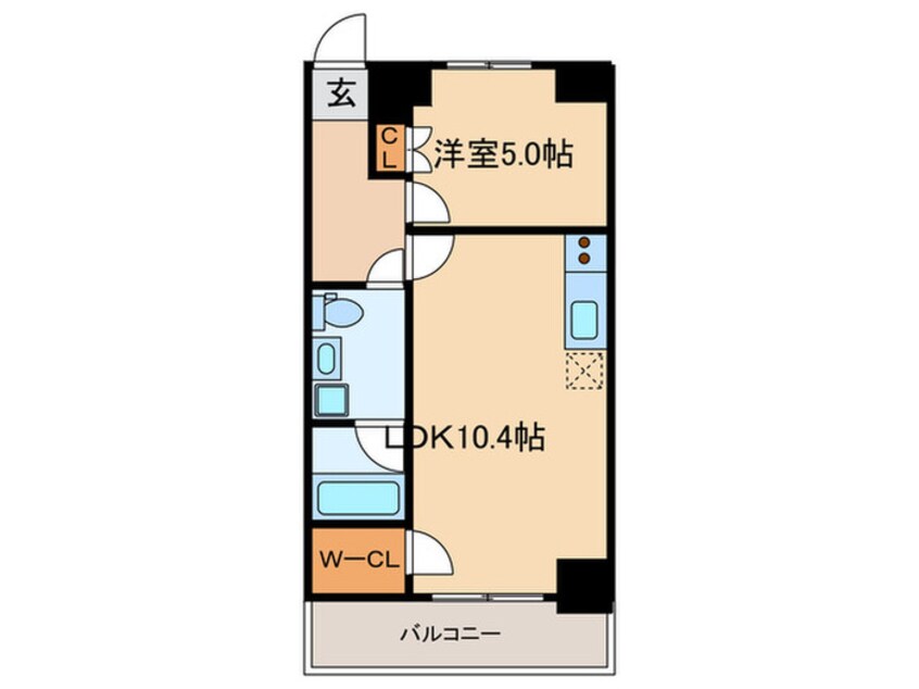 間取図 La Douceur中之島