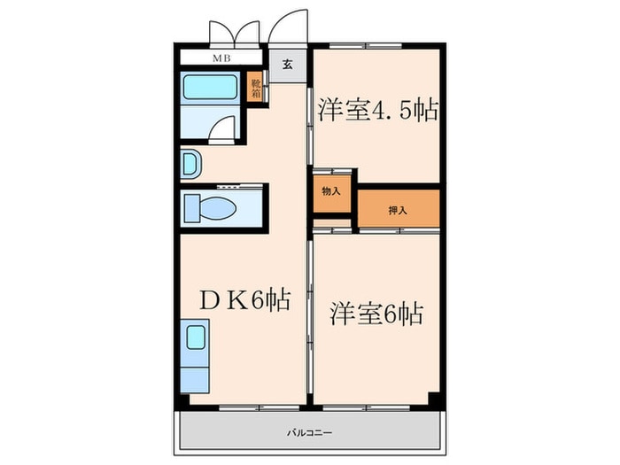 間取り図 ビレッジハウス南清水タワー