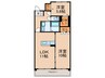 プラティ－ク谷上 2LDKの間取り
