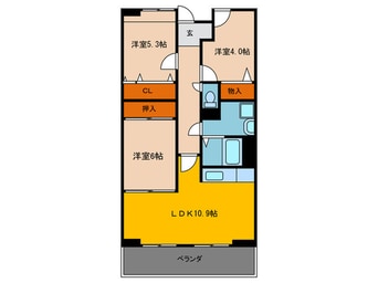 間取図 シャルル津田