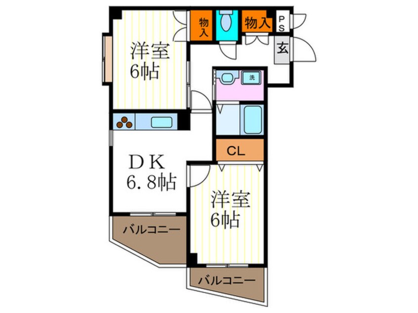 間取図 ロイヤルガーデン長岡京