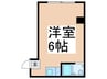 プラザ花園 1Rの間取り