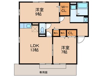 間取図 セジュ－ル又巳Ｃ棟