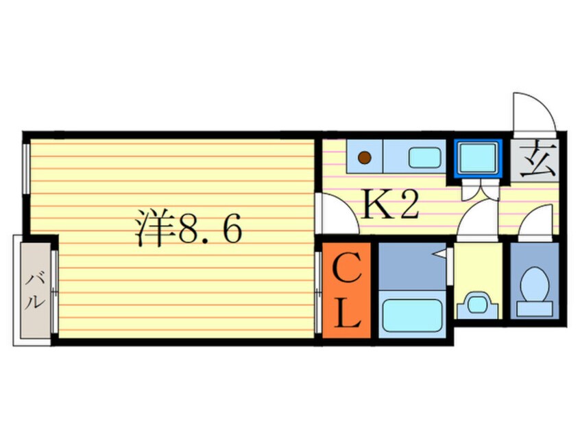 間取図 エレガンスコ－ト北山