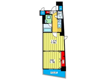 間取図 リ・フォルーチェ大阪城