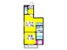 Maison de GLOIRE 1LDKの間取り