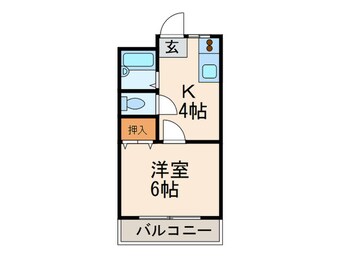 間取図 サンライフ　イリエ