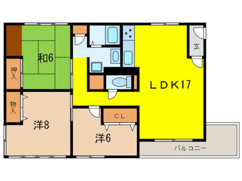 間取図 西宝仁川マンション