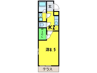 間取図 フジパレス黒土