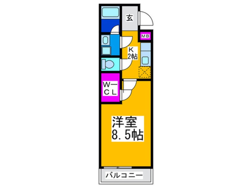 間取図 フジパレス黒土