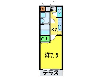 間取図 フジパレス黒土