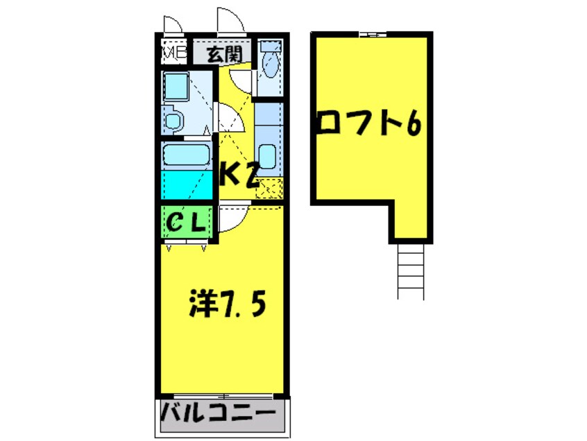 間取図 フジパレス黒土