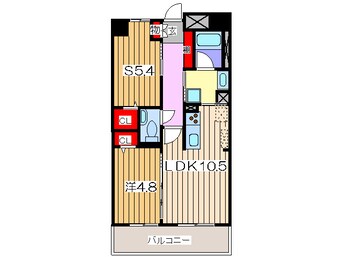 間取図 Ｌｅ・ｓｅｌ上町台