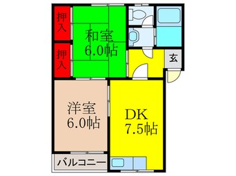 間取図 上穂ロイヤルハイツ