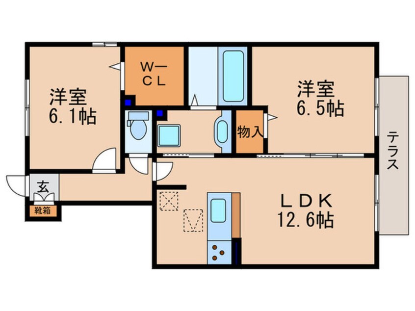 間取図 BOMHEUR善