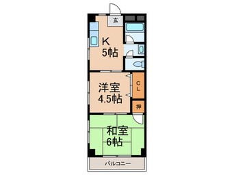 間取図 橋本第一マンション