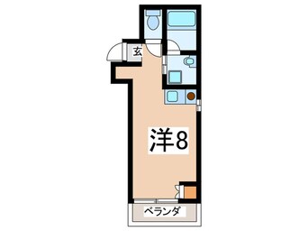 間取図 プライムタワ－阿倍野４０