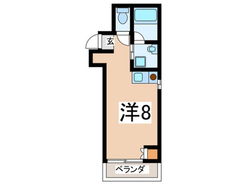 間取図 プライムタワ－阿倍野４０