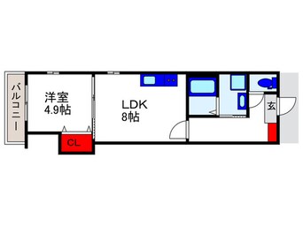 間取図 La vie belle 宝山町