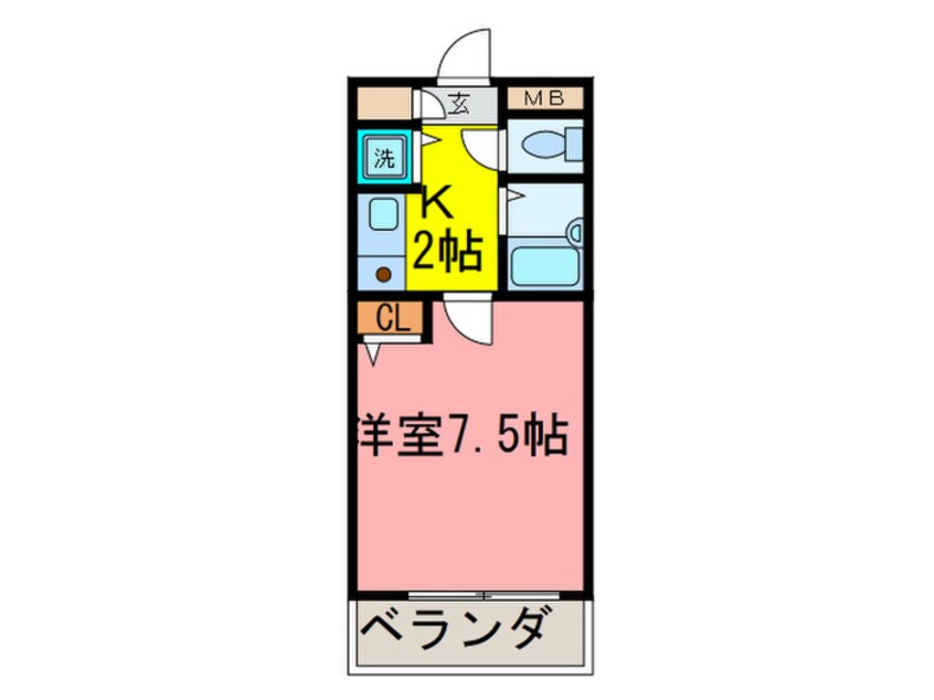 間取図 ポンテロッソ