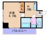 フェアリーコート歌島橋 1Kの間取り