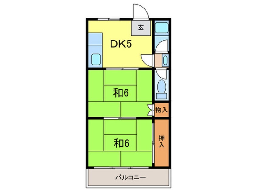 間取図 片平マンション