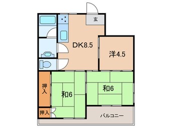 間取図 片平マンション