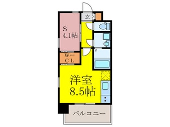 間取図 レジディア新大阪