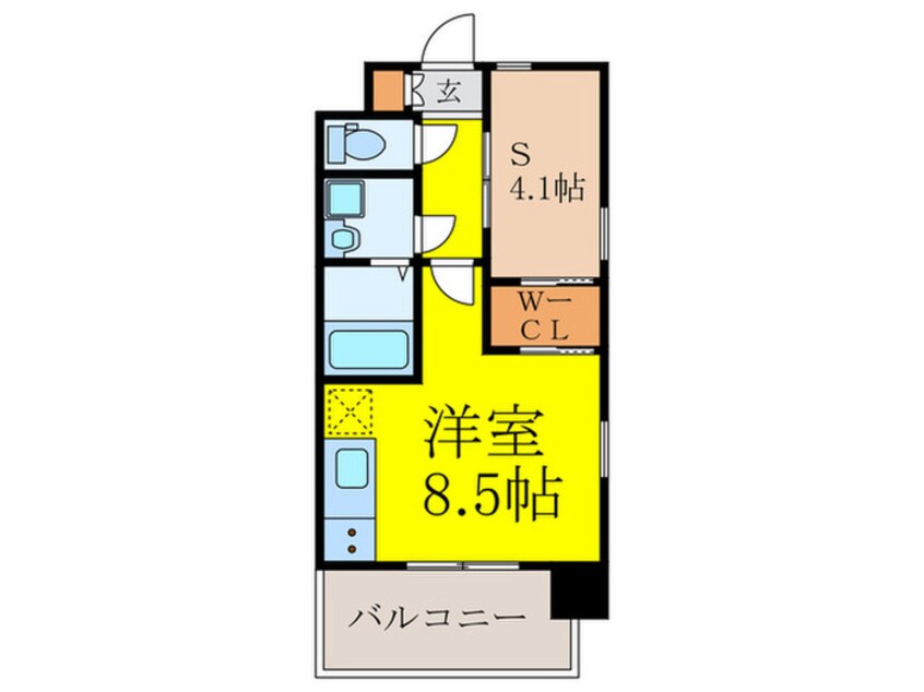 間取図 レジディア新大阪