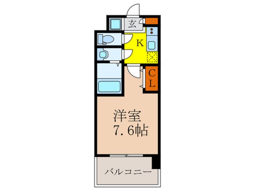 間取図 レジディア新大阪