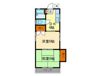 間取図 ホリゾン西向日A棟