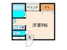 フェリセ富田 1Rの間取り