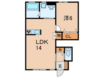 間取図 ハイツフロ－ラ南